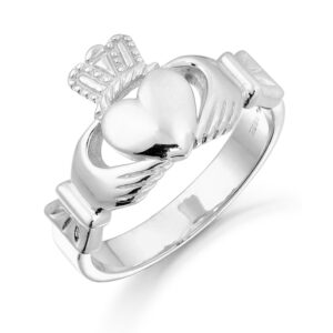 Gold Gents Claddagh Ring-136AW
