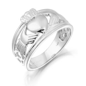 Gold Gents Claddagh Ring-137AW