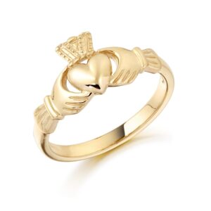 Gold Claddagh Ring-CL8