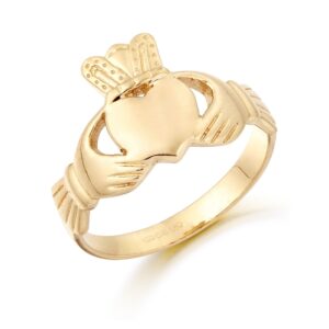 Gold Claddagh Ring-CL18