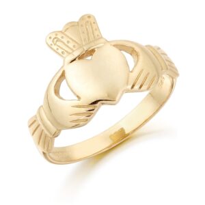 Gold Claddagh Ring-CL20