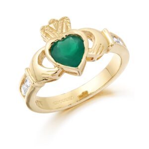 Gold Claddagh Ring-CL102G