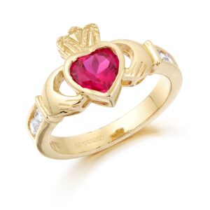 Gold Claddagh Ring-CL102R