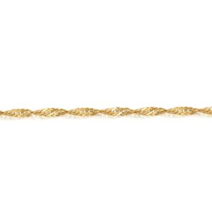 9ct Gold Twisted Curb Chain-DISCO25