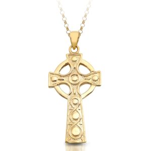 Gold Celtic Cross - C136