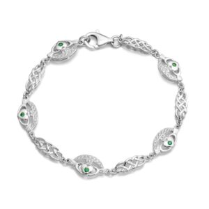 Silver Claddagh Bracelet - SCLB35