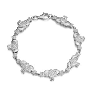 Silver Claddagh Bracelet-SCLB39