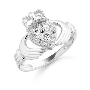 Silver Claddagh Ring-SCL28