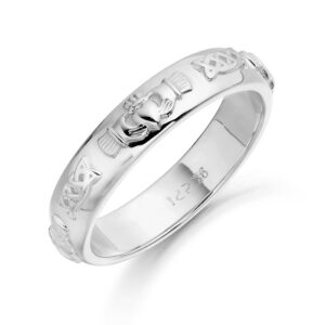 Silver Claddagh Wedding Ring-SCL41