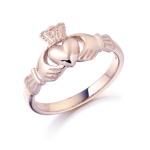 Rose Gold Claddagh Ring-CL8R