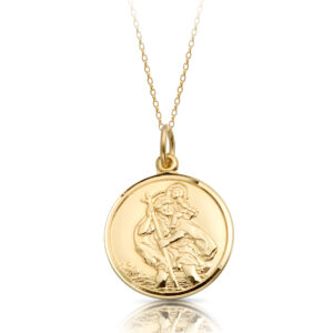 9K Gold Saint Christopher Medal - ST3