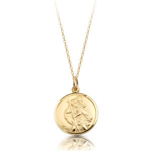 9K Gold Saint Christopher Medal - ST4