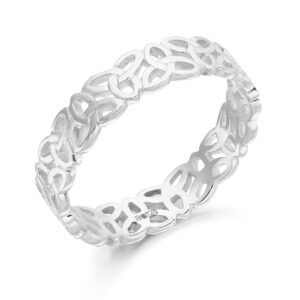 Silver Celtic Wedding Ring-S1520