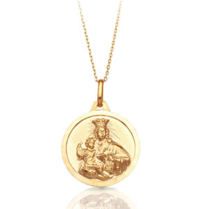 9ct Gold Sacred Heart Medal -J36