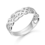 9ct White Gold Celtic Ring-3242W