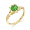 9ct Gold Claddagh Ring-CL54